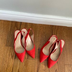 DYNAMITE Slingback Kitten Heels